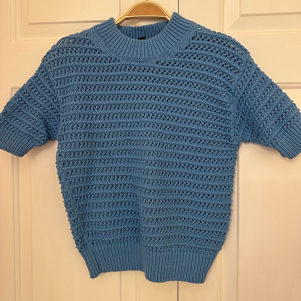 Ann Taylor Sky Blue Knit sweater